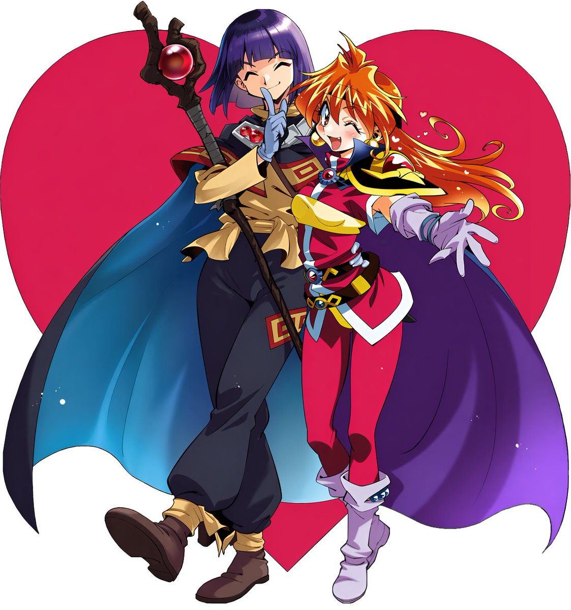 ゼロスとリナ』（神坂一、あらいずみるい）🥰 Xelloss and Lina, by