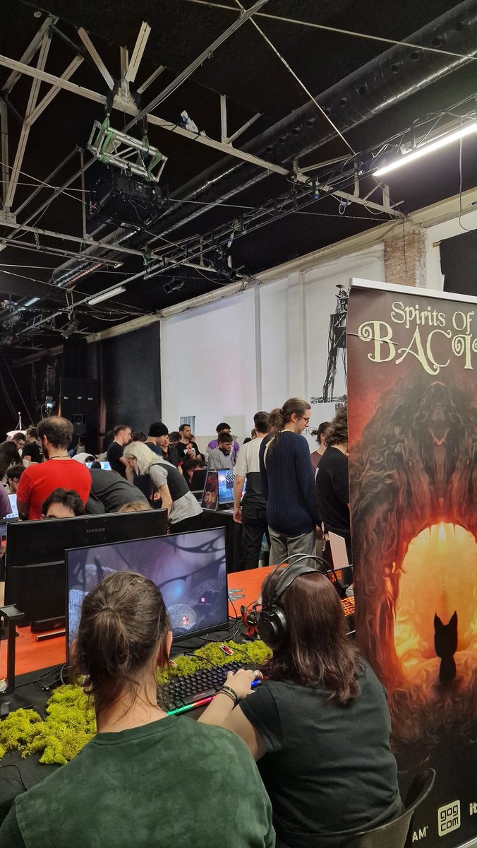 HornsLevelUp's tweet photo. @svilupparty dump 🎮
Thanks to everyone who tried Spirits of Baciu, shared valuable feedback, and stopped by for a chat with us ✨💖
#videogame #indiegame #indiegamedev #indiedev #indiegames https://t.co/MeQIgVFwJi
