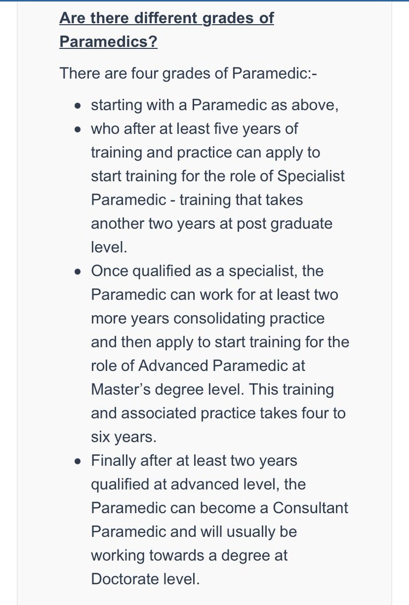 medicalmodelbri's tweet photo. CLOSE THE MED SCHOOLS ‼️‼️

STOP GP TRAINING ‼️‼️

I present to you , the CONSULTANT PARAMEDIC 

#AskForADoctor 

@ParamedicsUK who regulates this nonsense ? 

@DrLKVaughan @Melissa_S_Ryan 

https://t.co/OnIbOdptk1 https://t.co/Kk72d3mFOj