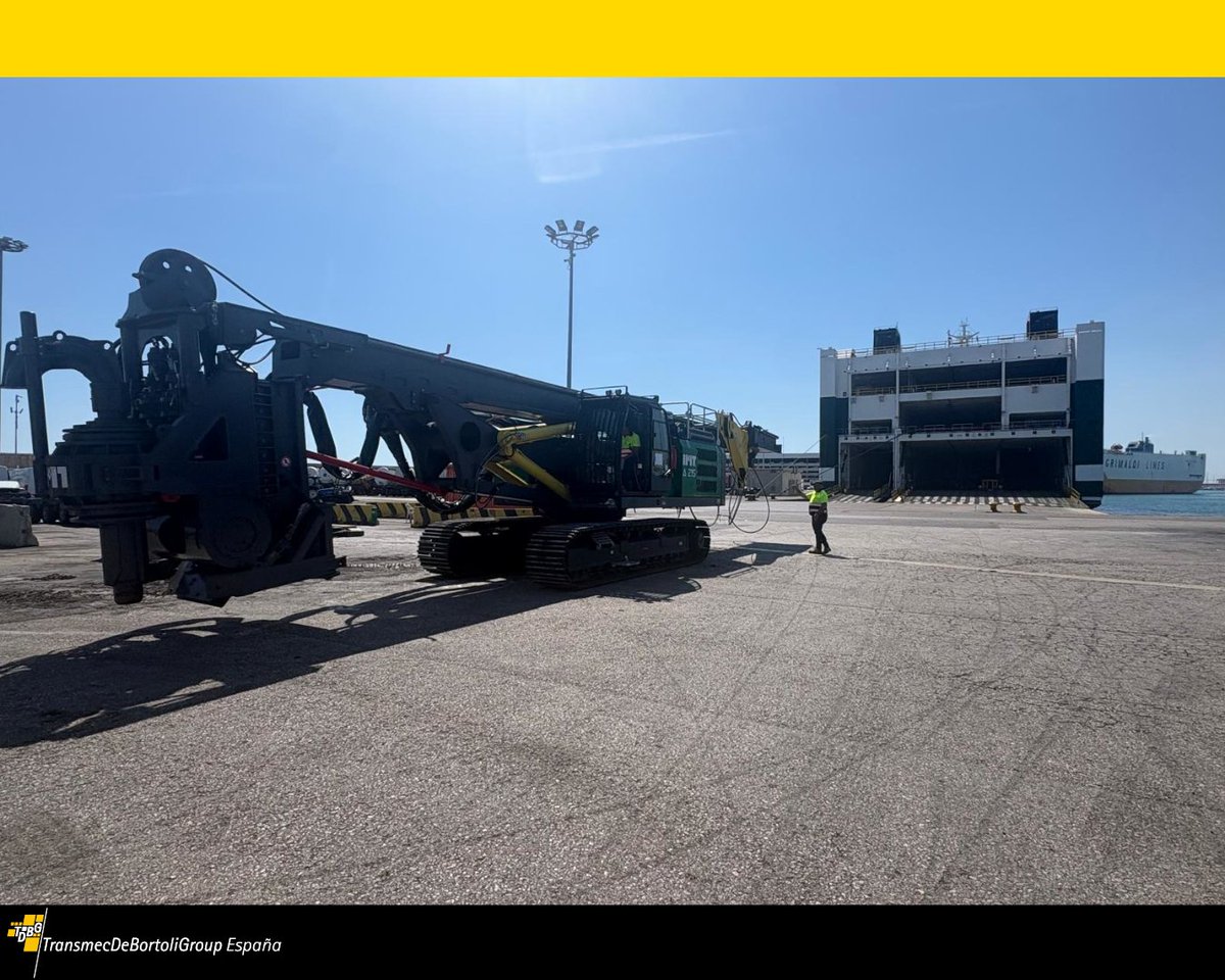 TDBG_Spain's tweet photo. 💪 Así se mueve el mundo: máquina pilotadora de 60,5 t.
📍 Osimo 🇮🇹 → Caudete 🇪🇸
✔ Permisos exprés
✔ Supervisión total
✔ Coordinación precisa

RESPONSABILIDAD y PRECISIÓN en cada proyecto 🚛⚓

#Logística #ProjectCargo #FreightForwarding #TransporteEspecial https://t.co/DcDydKzkqw
