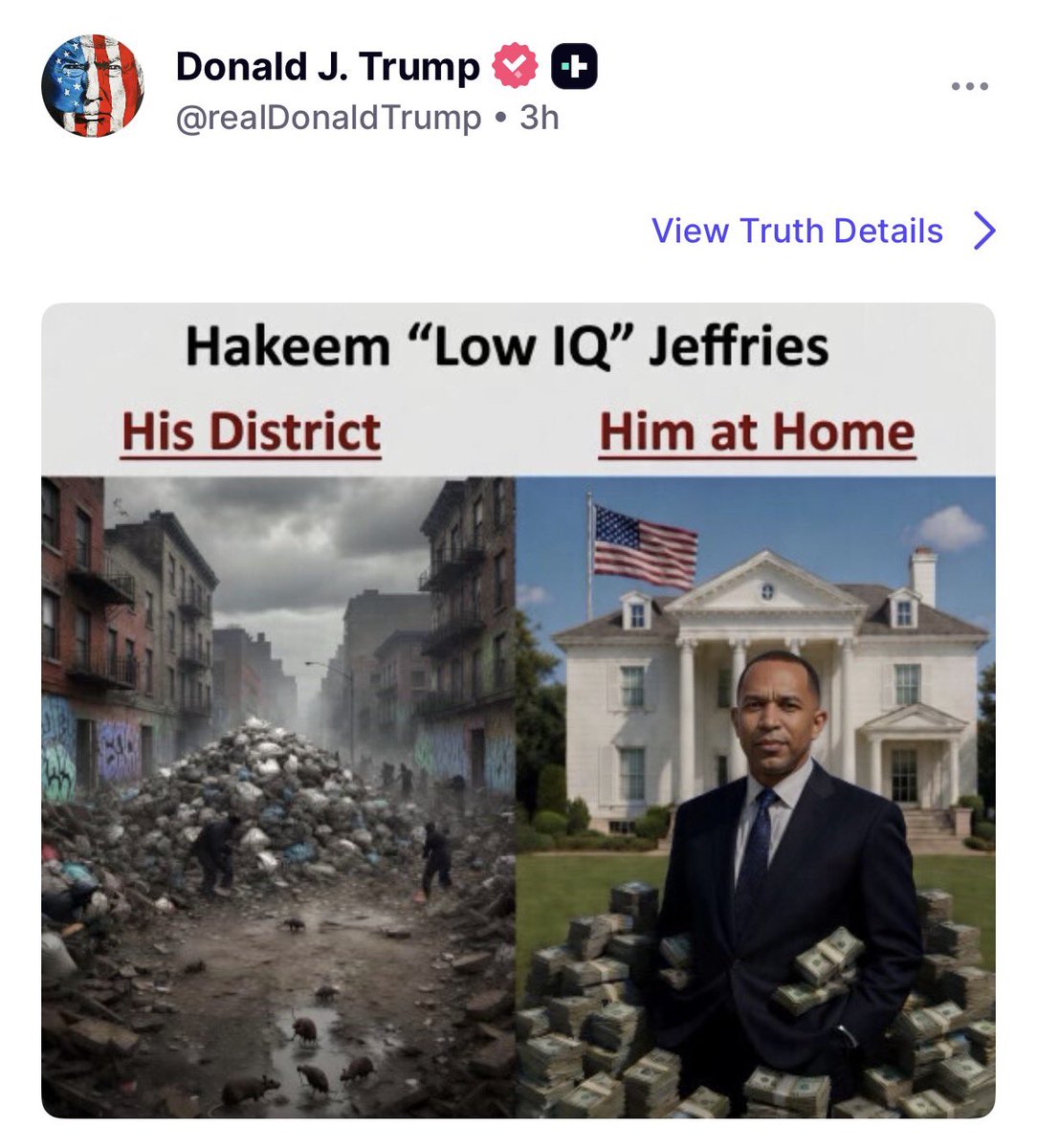 Trump’s Truth account today is epic 🤣