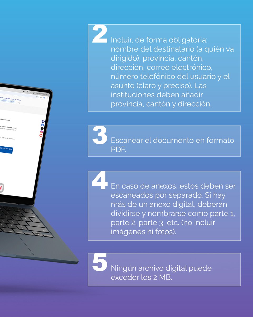 FiscaliaEcuador's tweet photo. ¿Vas a enviar documentos a través de la #VentanillaVirtual de #FiscalíaEc?
Revisa los requisitos y encuentra el correo electrónico asignado para cada provincia.
🔗 https://t.co/FBAQyic9Ar https://t.co/UGNuQL073E