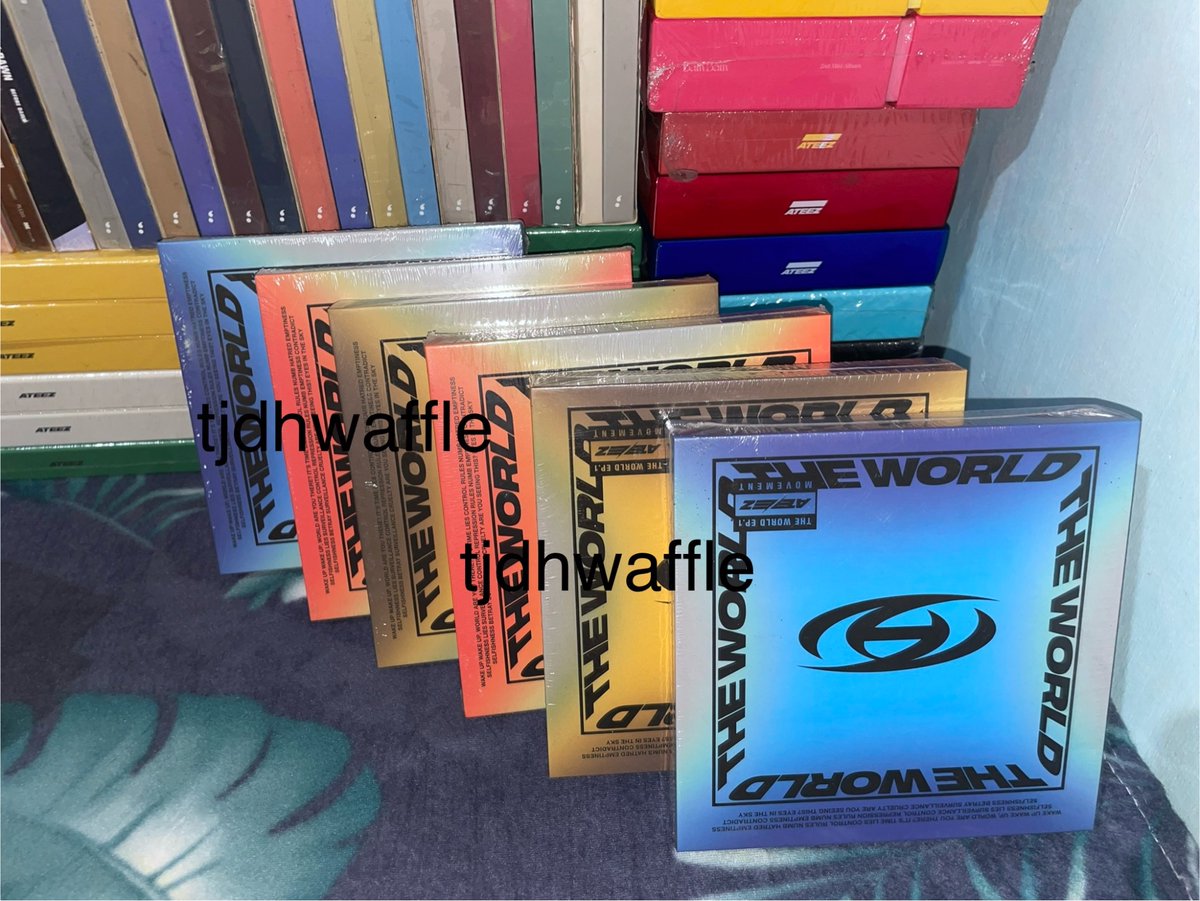 tjdhwaffle's tweet photo. wts/lfb

ateez sealed albums zero: fever epilogue (all ver available)
ateez zero: fever part 1
ateez the world ep 1 movement (all ver avail)
seventeen d'icon issue no. 12

#ateez #svt #seventeen #fever #theworld # #dicon #feverepilogue #sealedalbums #feverpart1 https://t.co/de3hiAOGwO