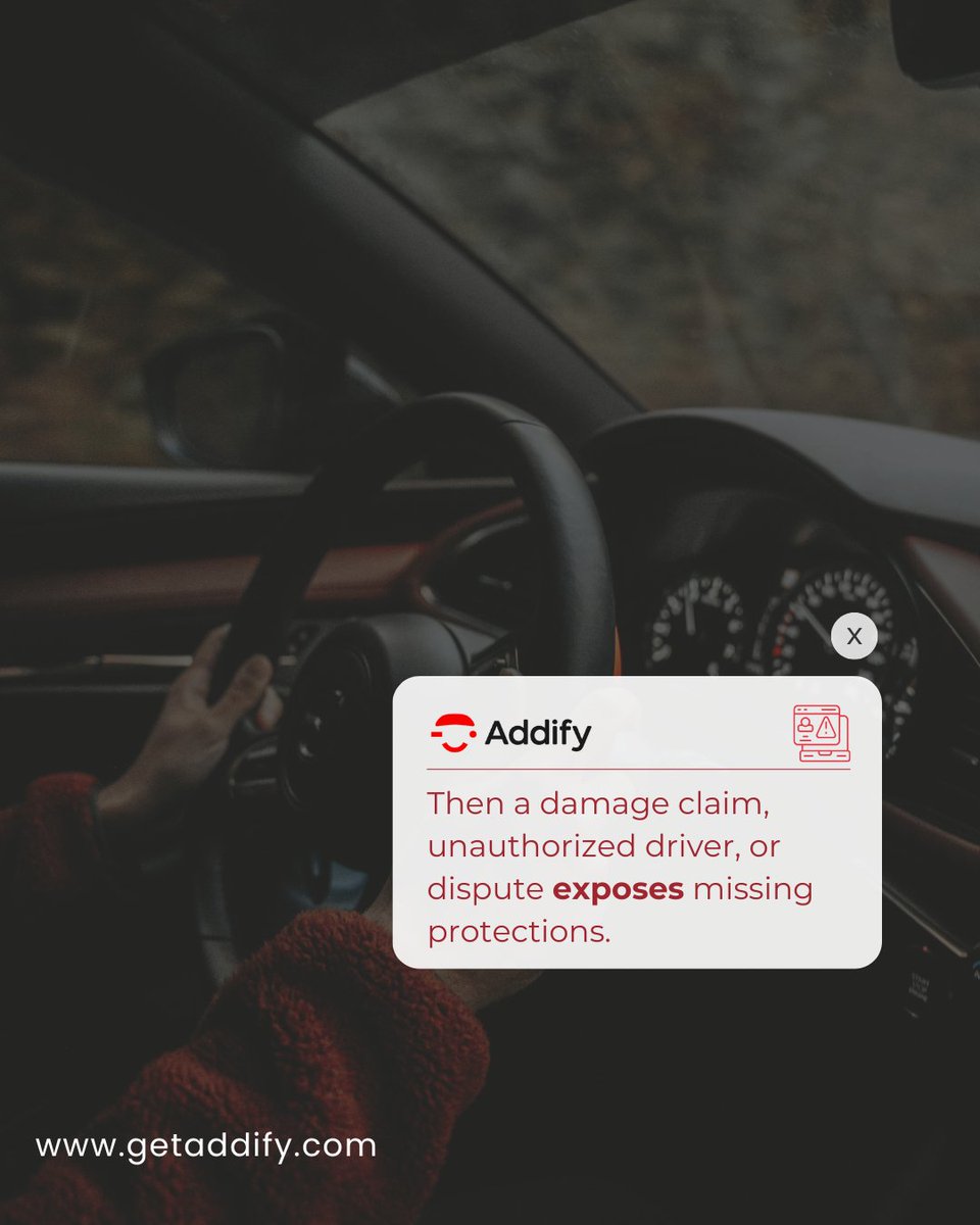 getaddify's tweet photo. Expanding your fleet? Your coverage should grow with it.
The right fleet insurance supports long-term growth.
➡️https://t.co/Z9PjlTCn0V

#poweredbyaddify #rentalcarbusiness
#commercialauto #modernfleet #fleetinsurance
#SmallBusinessTips https://t.co/tHijUspPDu