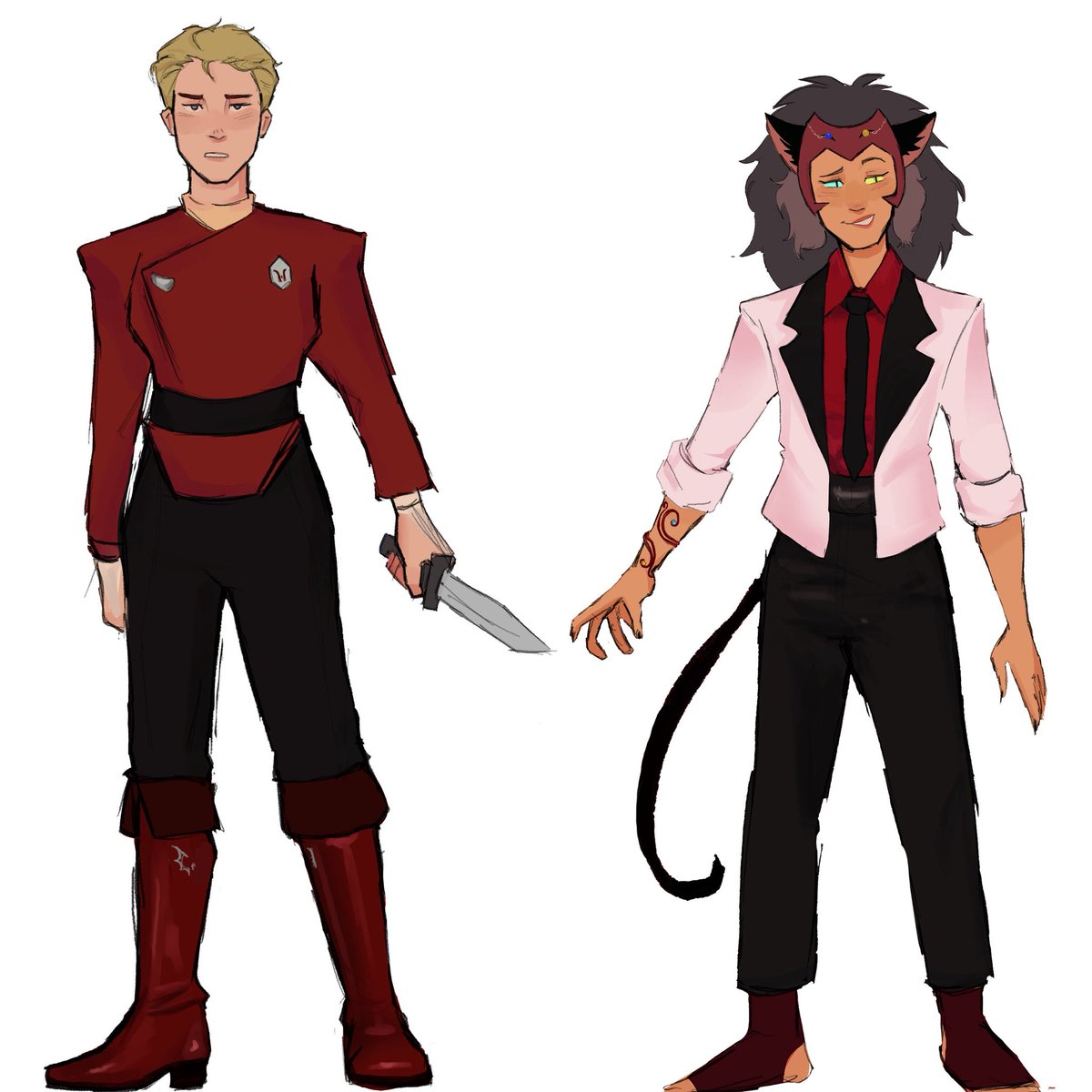 同封Xプロフ（必）ario here are their final designs for this fic!!