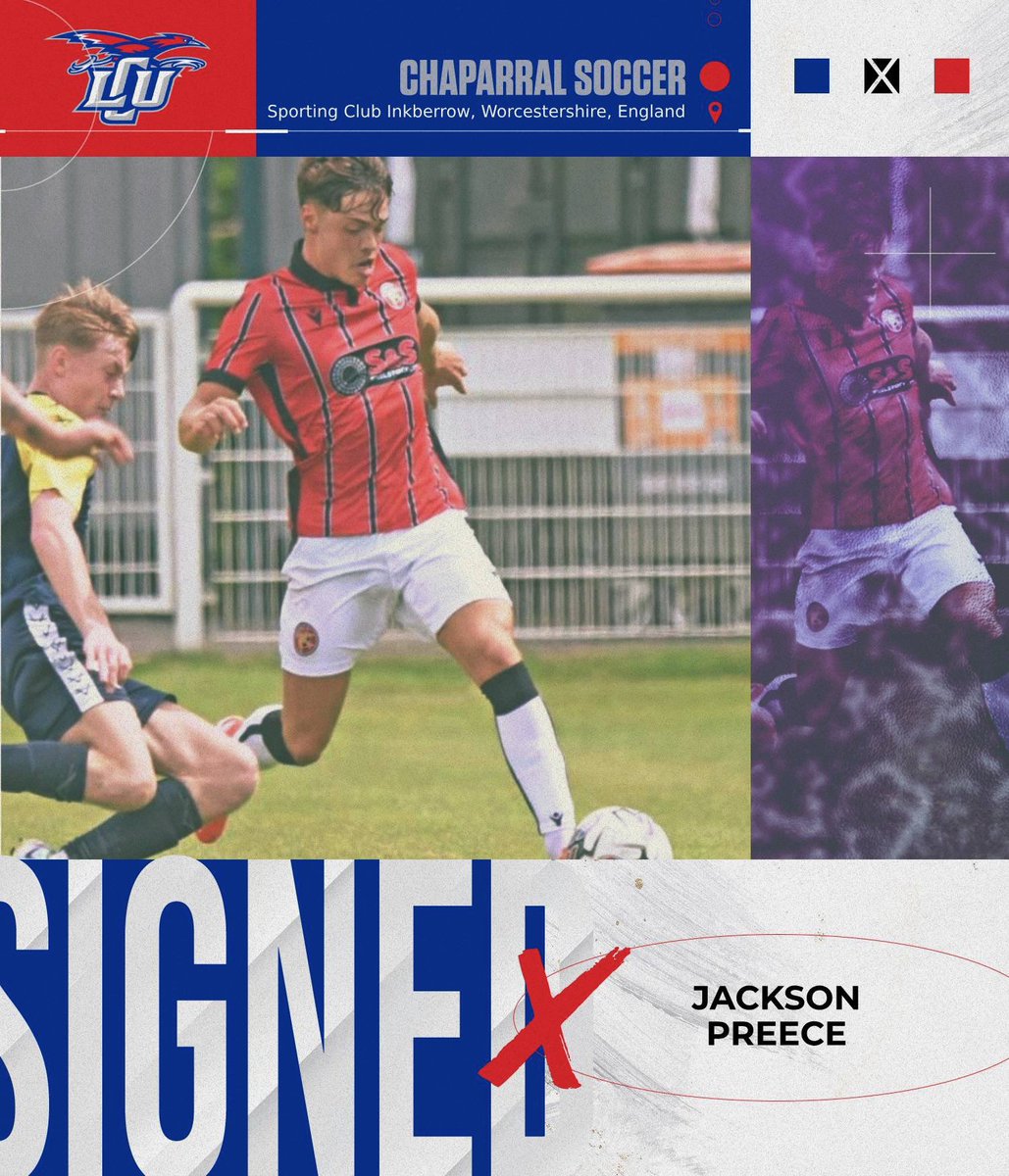LCUMensSoccer's tweet photo. 🚨Player Announcement🚨
Name: Jackson Preece
Nationality: England 🏴
Club: Sporting Club Inkberrow
Class: Freshman
Position: Midfielder
“Jackson is a strong, physical, & dominant midfielder that will be dangerous in the attack!Welcome to the Hub City!”
#Family #Fall26Chaps https://t.co/oMQm0eadId