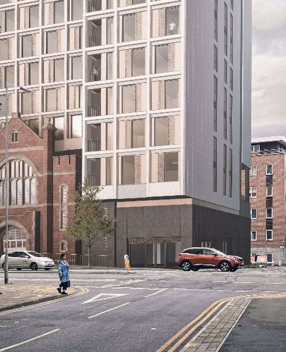 FionaMoinuddin's tweet photo. Good to meet Jerry to discuss the planning application on the site of the Particular Baptist Church on Rochdale Road. The development will completely dwarf the other residents buildings in the area and is out of place. I'll be supporting Jerry &amp; neighbours with this application. https://t.co/aeeHpIqa4l