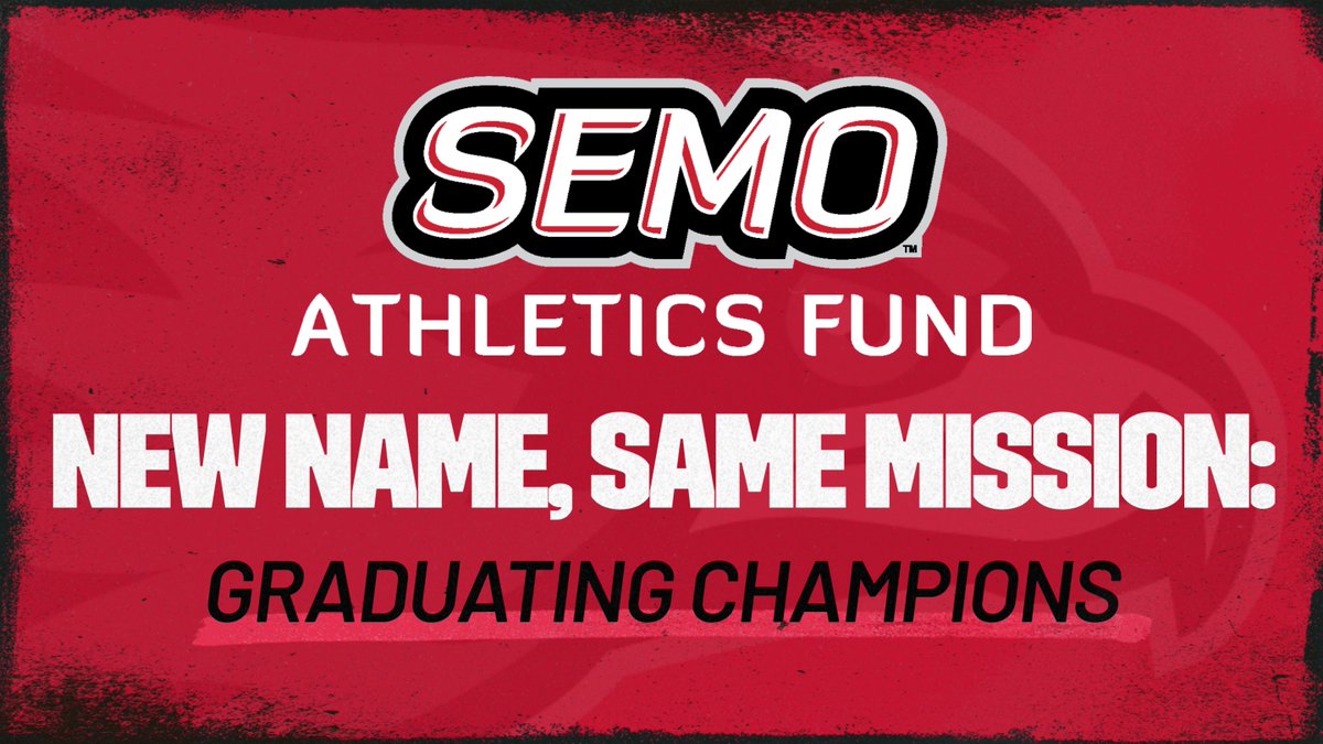 SEMORedhawks's tweet photo. Southeast Missouri Athletics announced the launch of the SEMO Athletics Fund, a reimagined fan and donor engagement program, formerly known as the Redhawks Club. 
Story: https://t.co/vteGSKwoEn https://t.co/3odEPqif5S