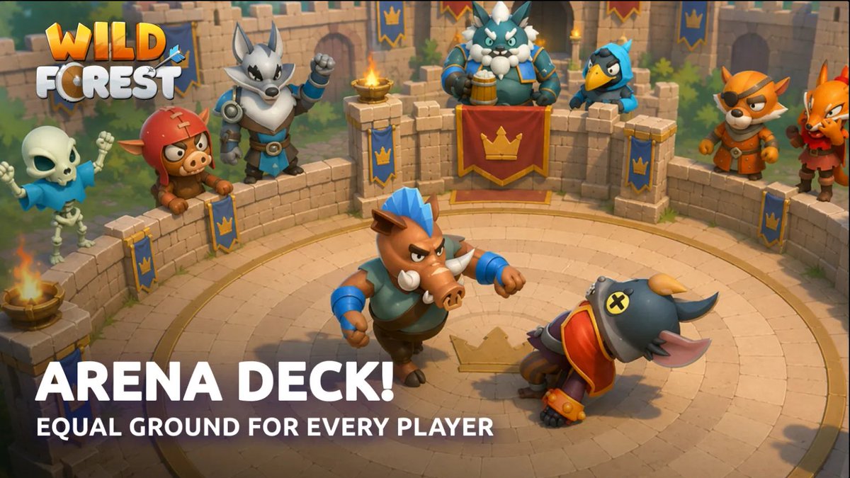 mata_wf's tweet photo. Day 17, making noise until @playwildforest is great again!

Release of the long-awaited Arena Deck!

A PvP game mode with no limitations on units, levels, or perks. It's a mode where you can customize your team to your heart's content.

This is the beginning of a long journey. It's estimated that this will attract players from outside the Web3 community, allowing them to experience the game to its fullest and enjoy it as it should be.

I'm taking advantage of this great announcement to start recruiting players for the TR4 guild @THERE4LSOFICIAL  so we can build a strong group for the future of this excellent game!

https://t.co/seCK43DKwa

#LORDish