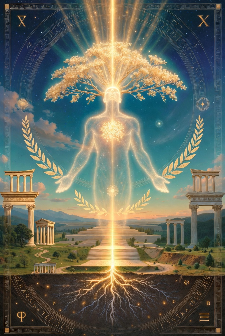 captain24s's tweet photo. Eudaimonia
It is the flowering of a soul that has aligned itself with the divine order. 
Godhead (θέωσις) is the culmination of that flowering: the moment the soul recognizes itself as what it has always been. 

Both require time. https://t.co/F5aVmJfbu5