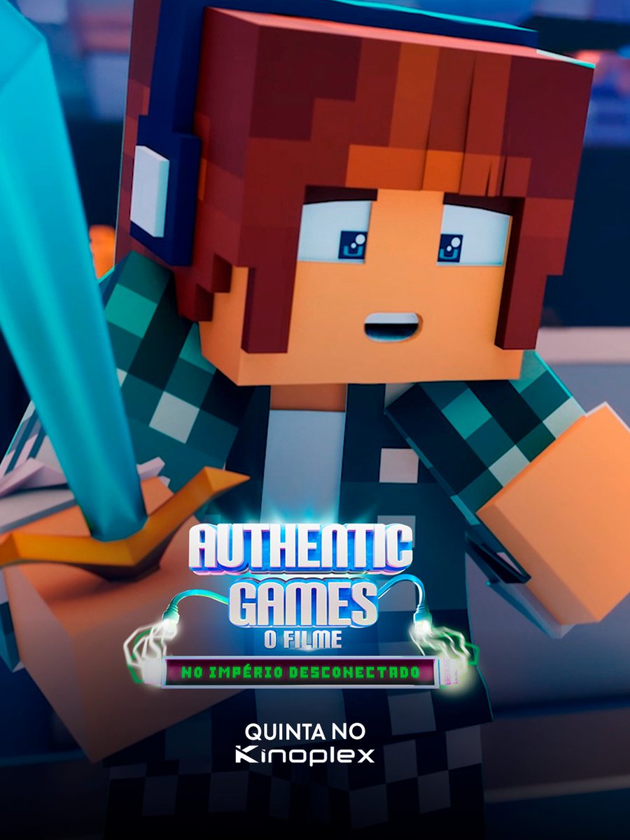 Kinoplex's tweet photo. Em #AuthenticGames - No Império Desconectado, o criador Marco Túlio é puxado para dentro de um universo digital e vira o herói de uma jornada cheia de desafios, aliados e um vilão pronto pra tudo. Estreia nesta quinta no #Kinoplex: https://t.co/QdObeS390F 🎬🎮 https://t.co/YREoXVyMqn