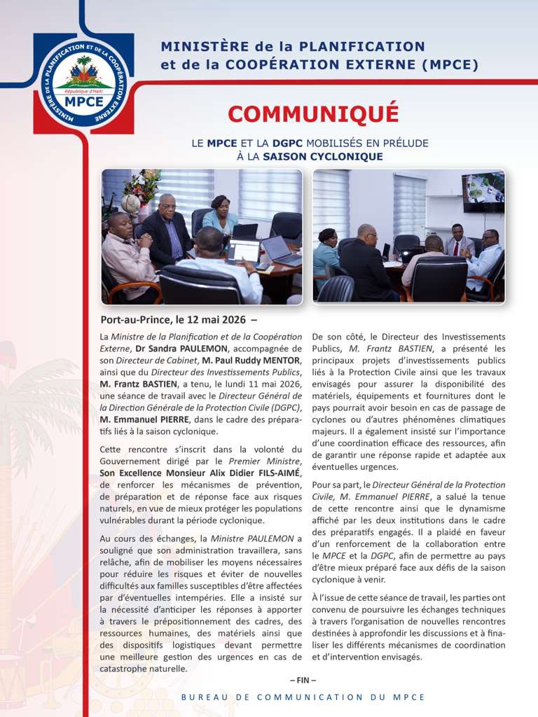 Ministère de la Planification 🇭🇹 tweet media