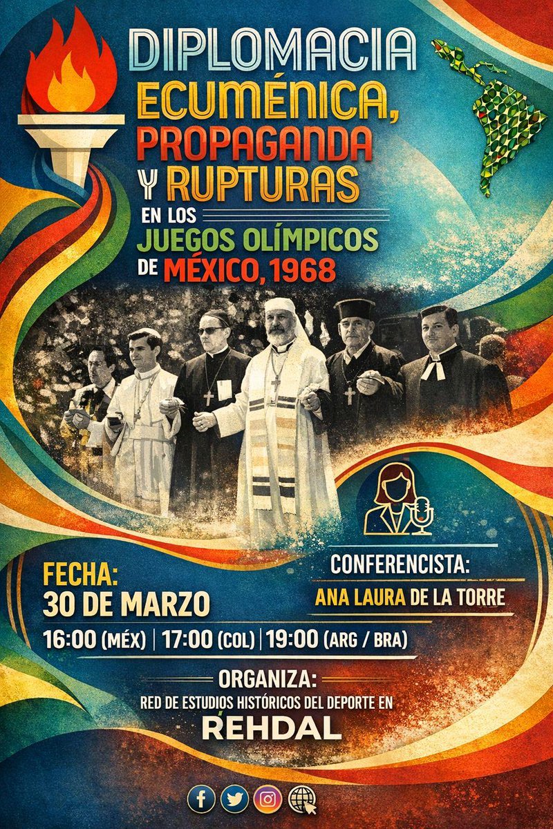 asciendeenred's tweet photo. Nuevo programa en De... Porte Académico sobre la diplomacia ecuménica en México 1968. Link: https://t.co/51wwwx49oM https://t.co/7AUqvJrRtI