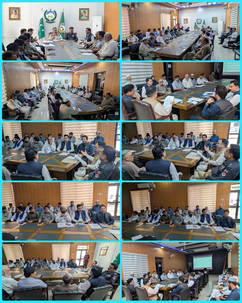 dchangu's tweet photo. عید الاضحی 2026 کی تیاریوں کے حوالے سے اہم اجلاس
ڈپٹی کمشنر ہنگو  گوہر زمان وزیر کی زیرِ صدارت عیدالاضحیٰ 2026  سے قبل اور دورانِ عید انتظامات کے حوالے سے ایک اہم اجلاس منعقد ہوا، جس میں ڈسٹرکٹ پولیس آفیسر ، اسسٹنٹ کمشنر،  اور تمام متعلقہ محکموں کے سربراہان نے شرکت کی۔ https://t.co/dhTJIrtrIJ