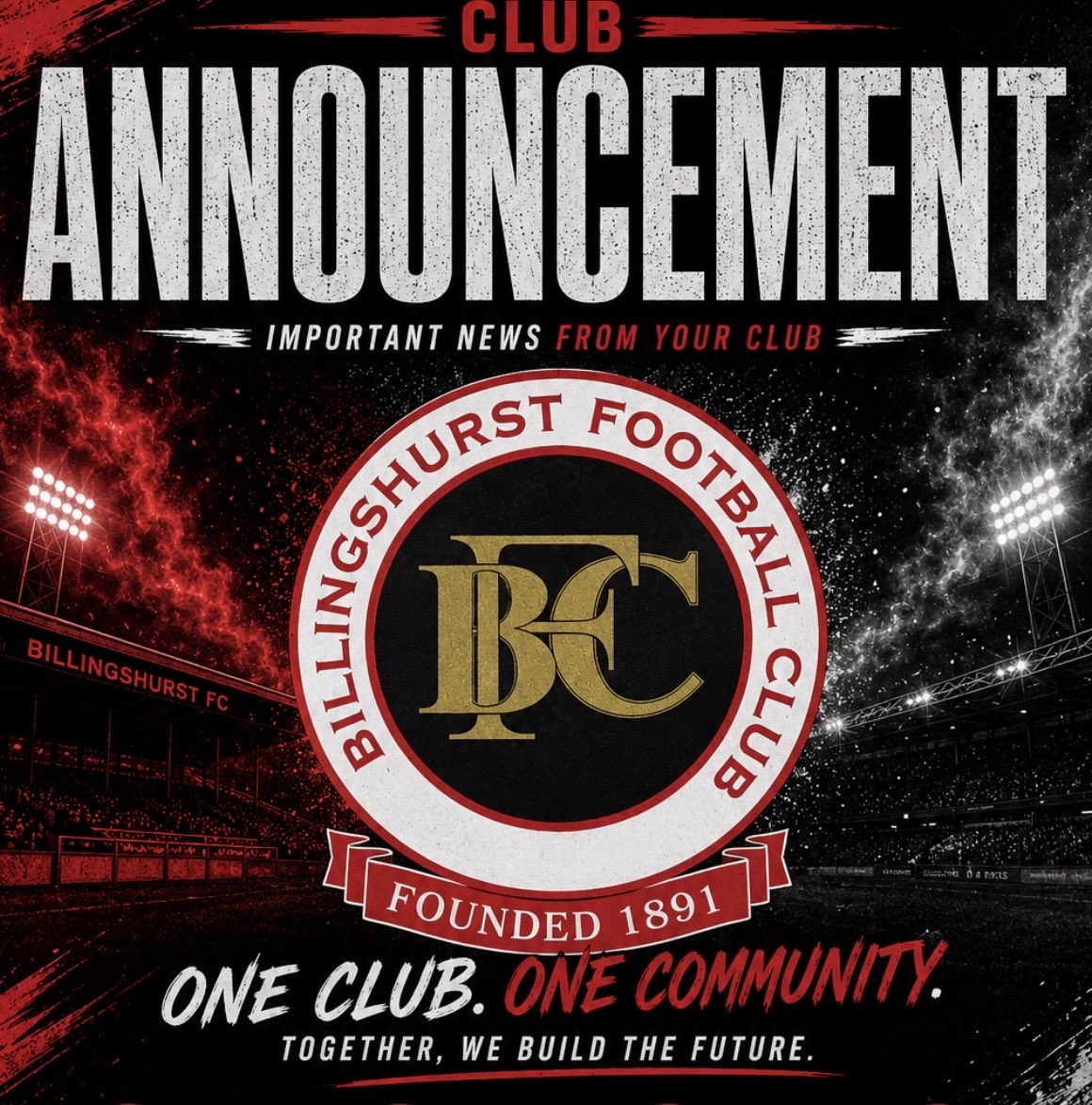 OB__37's tweet photo. We are still looking to add a couple of pre-season friendlies to our schedule @Billingshurstfc - particularly Saturday, July 4 and a midweek. Step 4/5, please get in contact 🔴⚫️ https://t.co/37YGKbzZCb