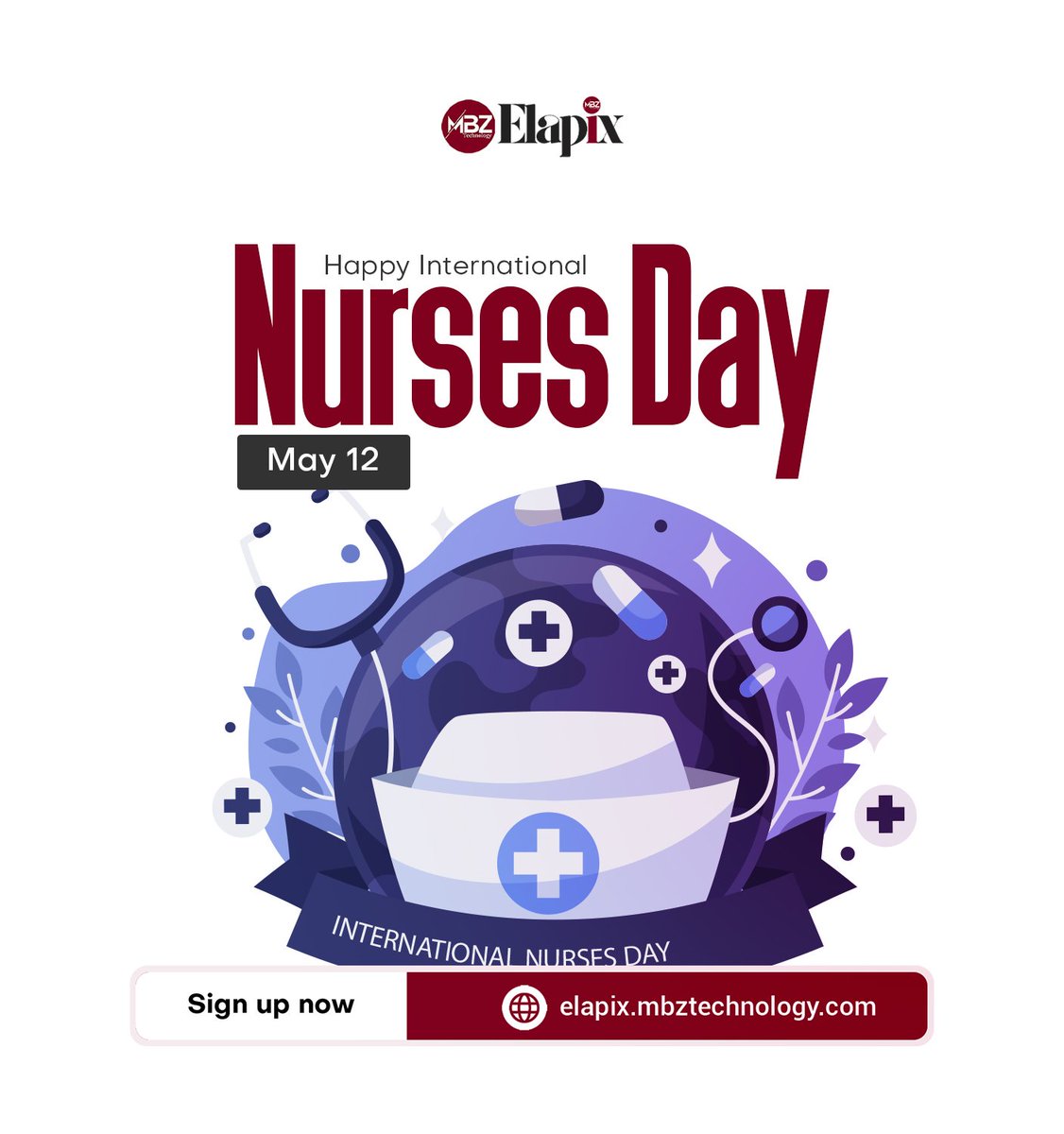 MBZTechnology's tweet photo. Happy International Nurses Day 💙🩺 https://t.co/l7vt19UTK5