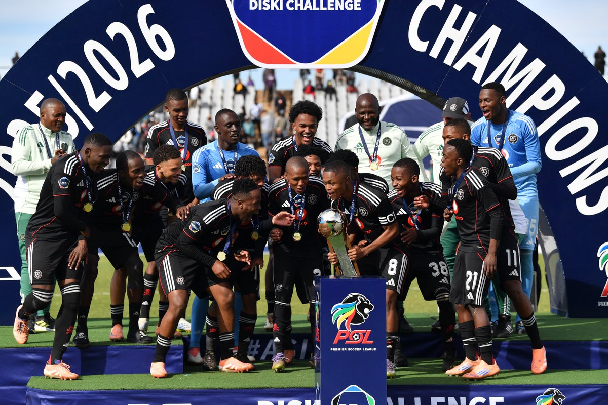 Asidlali's tweet photo. Orlando Pirates made history by winning their first-ever DStv Diski Challenge (DDC) title. 

The Buccanners also set a new record for the highest points tally in the competition's history🔥🔥 #Asidlali #SivuthaManje https://t.co/bXbbf62Phc
