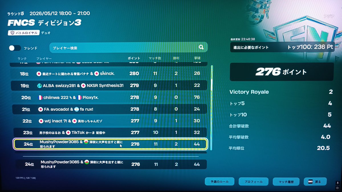 s417307443's tweet photo. div3 24位 60ping https://t.co/JKI4iKbxJ6