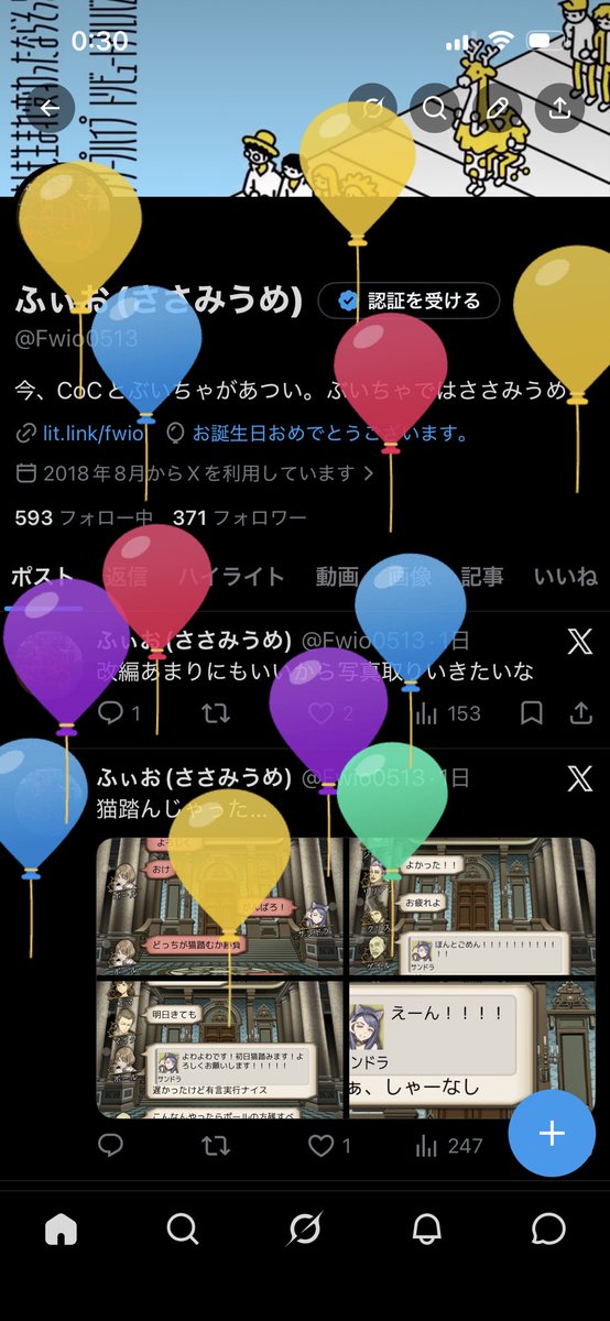 ふぃお(ささみうめ) tweet media