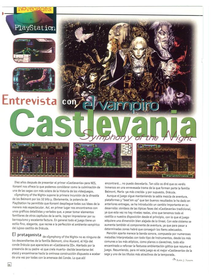 HCteca's tweet photo. 🆕 Novedades en https://t.co/TaUZ9I3Xzz 🆕

Añadidos los análisis del número 75 (diciembre de 1997), de juegos como:

· Castlevania: Symphony of the Night
· Crash Bandicoot 2: Cortex Strikes Back
· FIFA 98
· Tomb Raider II

... ¡y 23 más!

🔗 https://t.co/aJqT7j3dOt https://t.co/wQy6jXNrsX