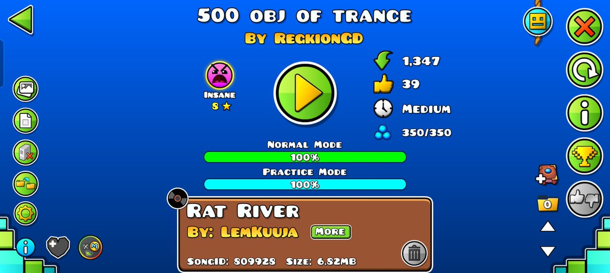 RegkionGD's tweet photo. Otro rate después de un buen rato, gracias al Janniel y al Nova por haber ayudado a enviarle el nivel a los mods, y ya nomas eso xdfff 🦨 https://t.co/OL6nOF50SO