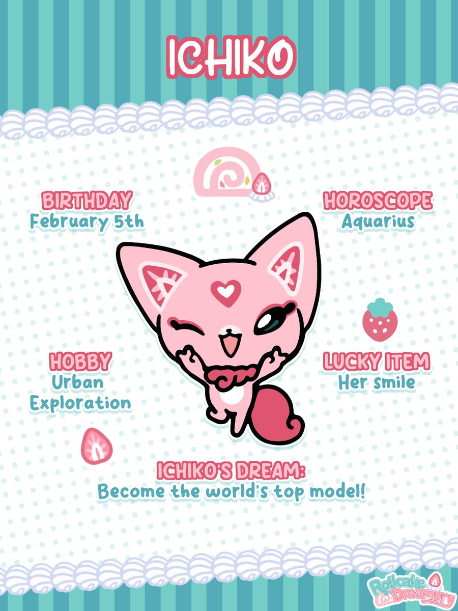 rollcakekuma's tweet photo. ICHIKO

🎂Birthday: February 5th
♒Horoscope: Aquarius
🌆Hobby: Urban exploration
🍀Lucky Item: Her smile
💖Dream: Become the world's top model! https://t.co/5OBK1709Un