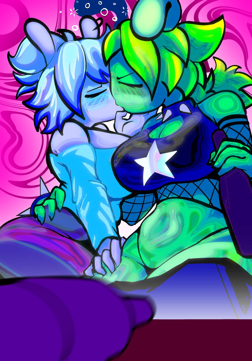 drunk alien yuri!!! 💙👽💚
