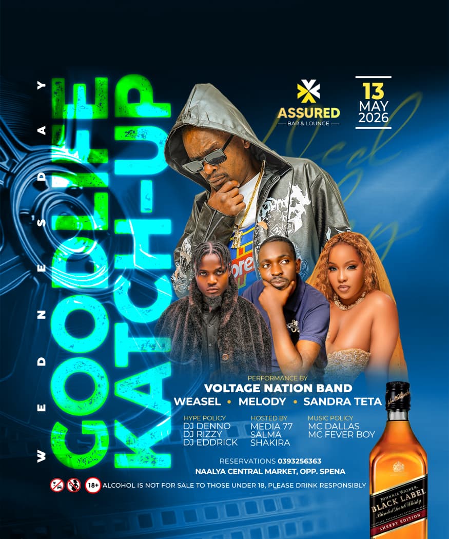 Assured_Bar's tweet photo. Midweek plans sorted. This Wednesday, Assured Bar & Lounge presents a live experience featuring Voltage Nation Band alongside Weasel, Melody & Sandra Teta. #africaone #naalyabeautysalon #exploreuganda #safaribeatsug #UgandaEntertainment #Naalya #Weasel #SandraTeta https://t.co/uHTPxWn27F