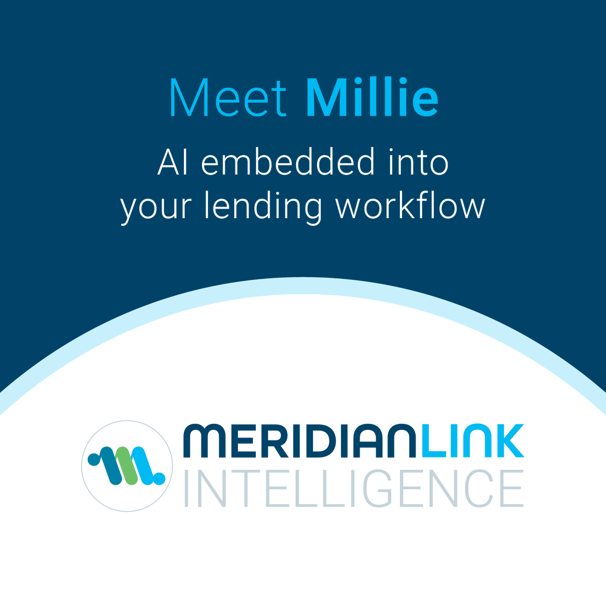 MeridianLinkUS's tweet photo. A major innovation milestone took center stage today at LIVE! with the unveiling of MeridianLink Intelligence. 

Learn more → https://t.co/c7EhMhIKm7 

#MeridianLinkIntelligence #AIinLending #LendingInnovation #AIinBanking #CommunityBanking #CreditUnions #Banks https://t.co/wnNMLoWJH5