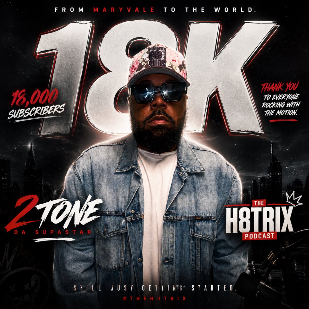 18K on YouTube. No industry machine. No handouts. Just consistency ...
