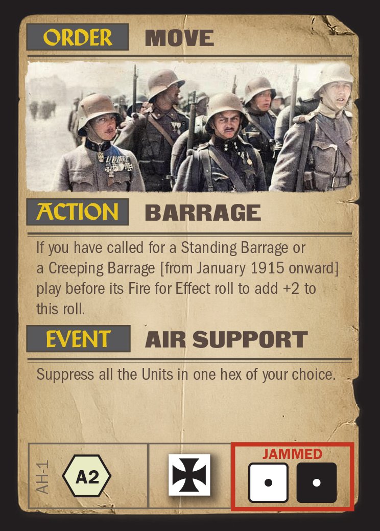 PascalToupy's tweet photo. Artist Ken Smith and Hexasim are currently doing some research on the fonts for the cards (GREAT WAR COMMANDER Eastern Front). 
You  might not have noticed it, but each nation's Fate cards in GWC use a  different font. Each font is linked to this very time period and nation. https://t.co/QKEgVBRczR