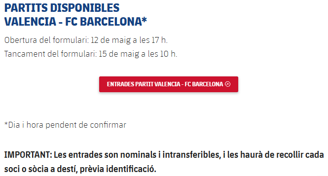 FCBGRADA's tweet photo. Ultim desplaçament de la temporada.

Preu: 30 euros.
Tanca divendres vinent

Deixeu el numero de petició en aquest tuit. Gracies https://t.co/tPKNsn8VNm