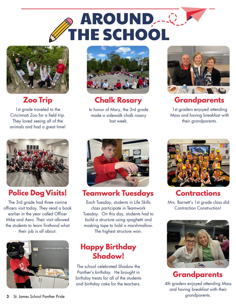 StJamesWO's tweet photo. So much is happening at St. James!  Check it all out in this edition of the Panther Pride!  

https://t.co/WsgxSPbi9f https://t.co/clgjpTOLEI