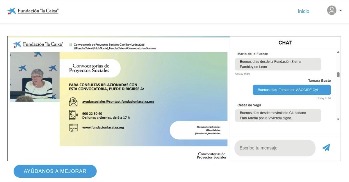 ASOCIDECyL's tweet photo. https://t.co/MTGNmVqiIg

@FundlaCaixa 
@FASOCIDE https://t.co/jh6QHwif31