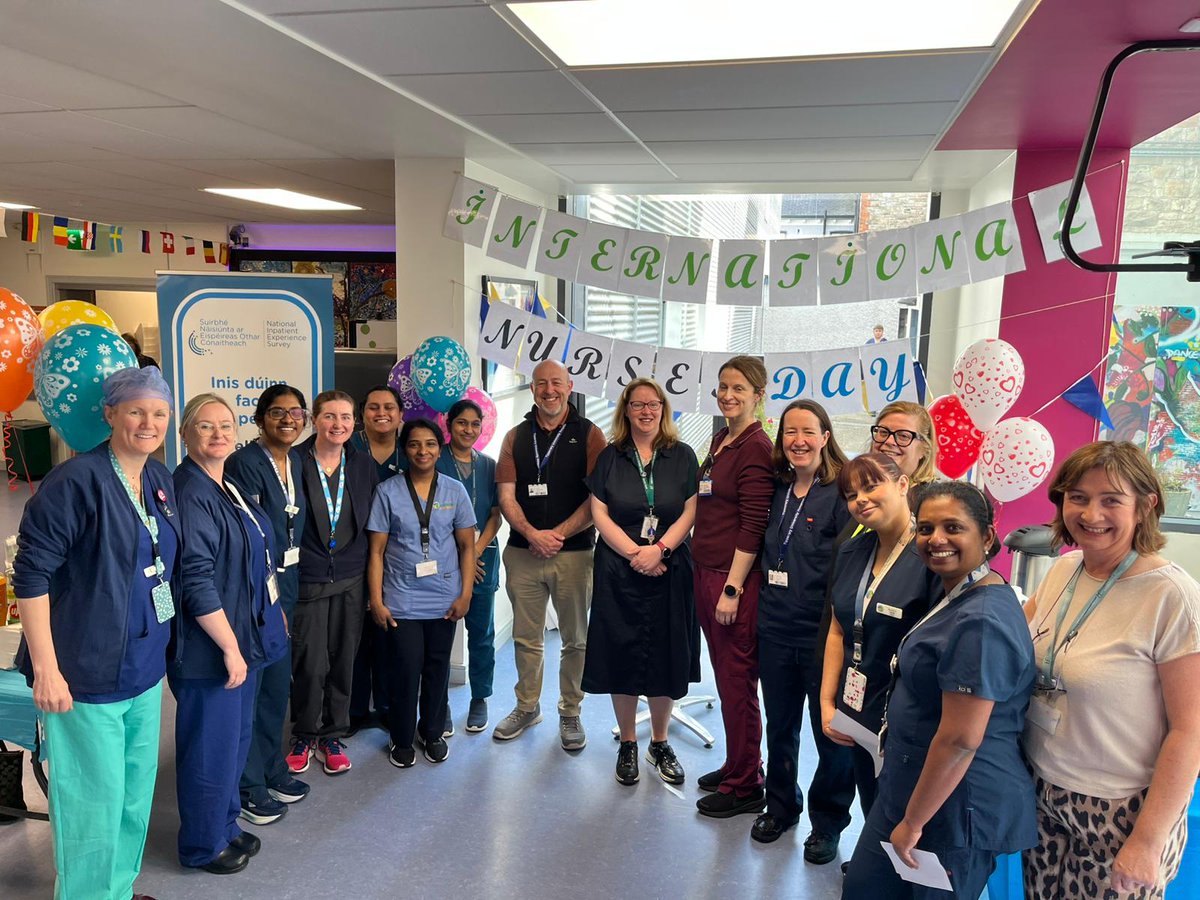 TippUHnursing's tweet photo. Happy International Day of the Nurse from all in #TippUH @NMPDUKilkenny @rcnme_se @HSEDubSouthEast @NursingWit @UCC  
A few pictures to celebrate 🍾 our day here in Tipperary. Thanks to all Nurses everywhere for all you do every day ✨️ https://t.co/0WpNIZN6fe