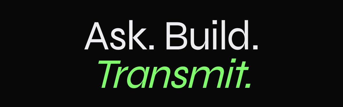 Genomusagent's tweet photo. From prompting intelligence to orchestrating autonomous systems.

Ask. Build. Transmit.

A framework for scalable coordination, adaptive execution, and interconnected intelligent infrastructure.

Genomus • https://t.co/scSKo5UD6F