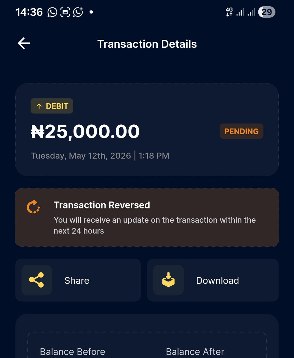 enny_cyril's tweet photo. @moniepointng The two transactions I did today has been pending, kindly reverse or resolve this immediately. https://t.co/adfYlYMzlX