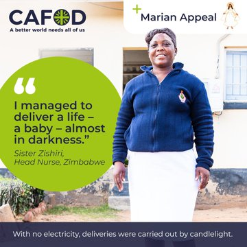 CAFODLiverpool's tweet photo. While schools &amp; parishes across @lpoolcatholic honour our mother Mary this May, too many mothers face danger in childbirth. Act now. 

Give to our Marian Appeal to help more mothers like Yeukayi give birth safely. Find out more. ⤵️ 

https://t.co/prRseGgaET https://t.co/Z5bO1crx30