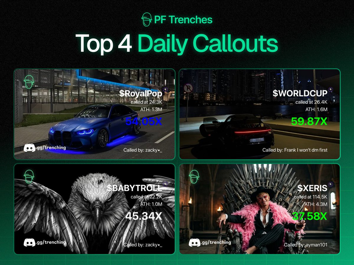pftrenching's tweet photo. We just don't miss!

50x on solana:8TbnsLM72WoHKmVyDqRqEkEuNRGFgA4zbRXQYv6Gpump and solana:33eum82LaAhtv5YkUq1BdwEviSErH5CnFxqVNLT5pump https://t.co/VXvFs9iX3k