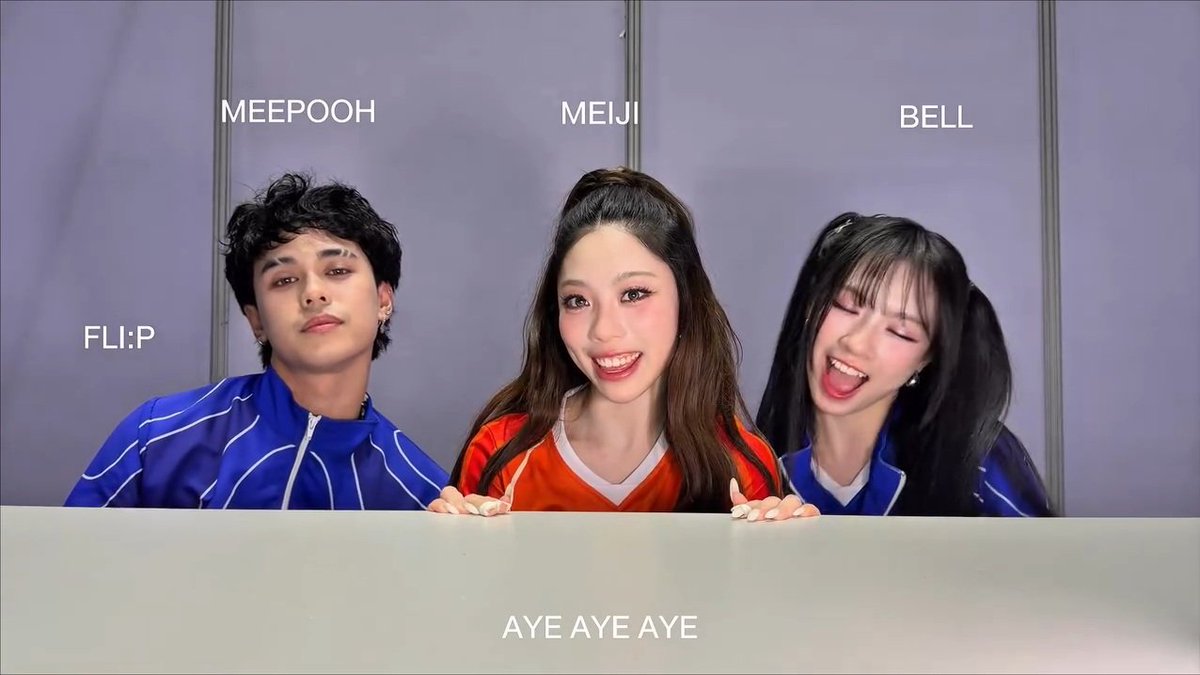 meepoohfans's tweet photo. NO.1 นัมเบอร์วัน รูป (คลิ๊ป) รวมศิลปินค่าย NO1R วง FLI:P  สามพิน้องจูงมือกันปาย OLYMPOP2026 

📸 [ Photo Cap ]  https://t.co/S9XN6mue2Y

#meebilsalem #meepoohflip #bellflip #meijiflip #FLIP_FROMNO1R  #TPOP 
#OLYMPOP2026DAY https://t.co/pUBq8QQeHx