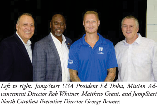 WeRaiseFound's tweet photo. Serving a life sentence, Matthew Grant never expected a prison bulletin board flyer to change his life. Through JUMPSTART, he found healing, faith, purpose, and “a reason to keep living.” We Raise is proud to support this life-changing ministry. https://t.co/HyctndXKle https://t.co/XwC9yDNzAL