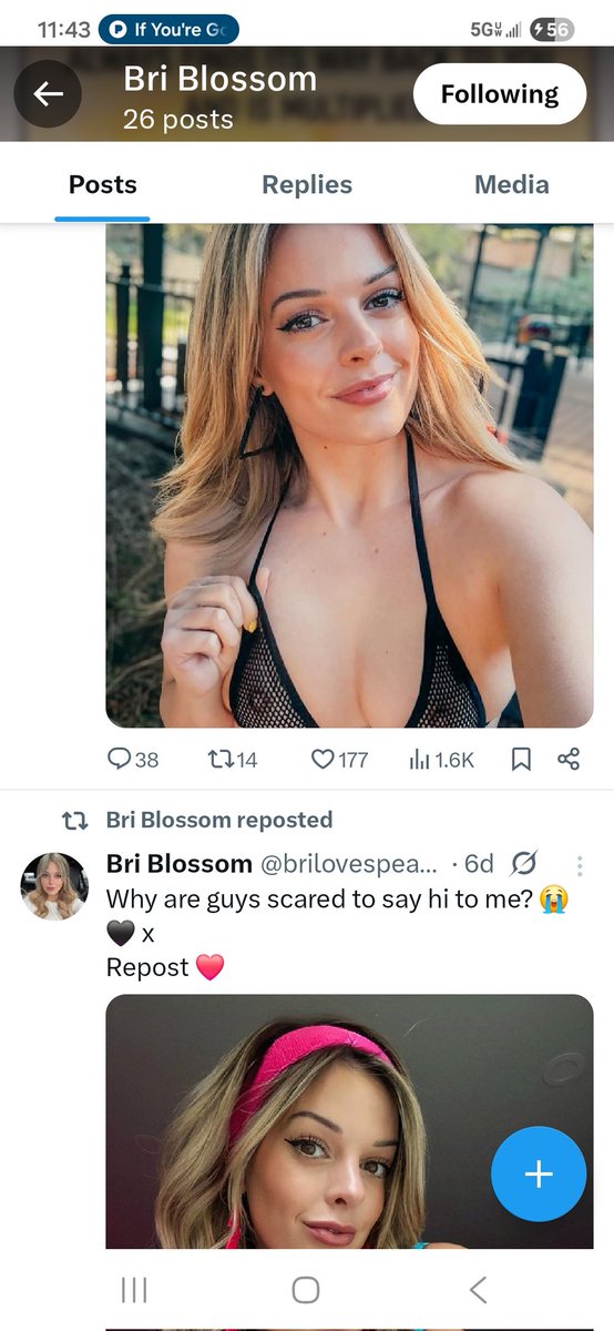 GThompson40948's tweet photo. @BriBlossom6787 why??? you aren't the real account... other wise you would have years woth of posts... like this... https://t.co/l3r2pZyO0l