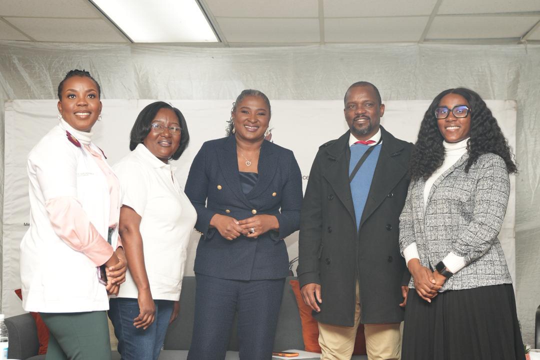 FirstLadyNam3's tweet photo. Today, Ms. Monica Geingos attended the International Nurses Day Commemoration at Windhoek Central Hospital.

Ms. Geingos shared a message of encouragement, encouraging nurses to continue giving their best despite the many challenges they may face. https://t.co/JkpRyMun6T