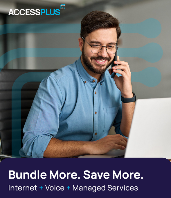 GetAccessPlus's tweet photo. Bundle more. Save more.

Bundle internet, voice, and managed services to lower costs and improve performance.

✔ One provider
✔ Better reliability
✔ Local support

Bundle any two services and start saving.
📞 877-4-ACCESS https://t.co/1udSDr09O4
