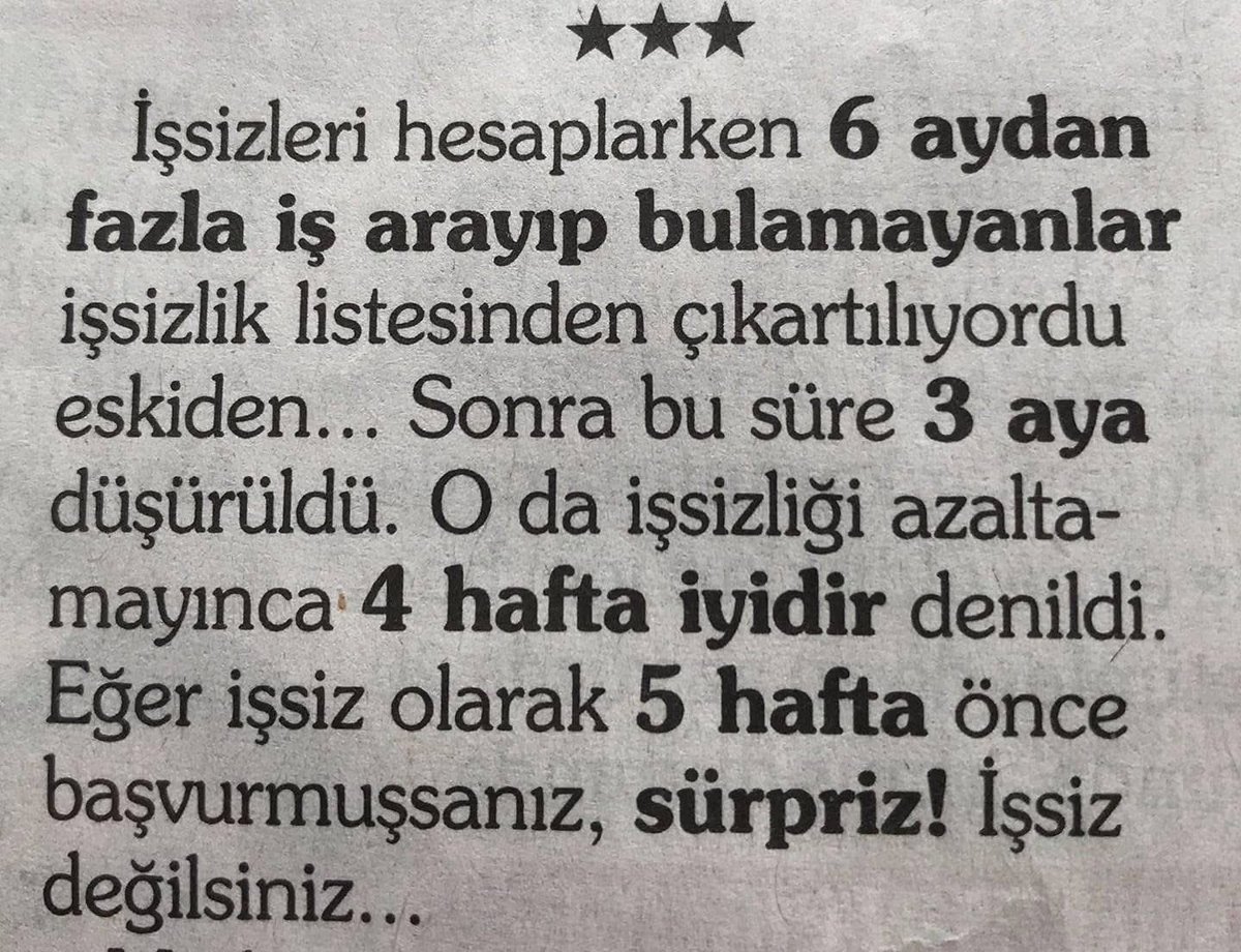 nebileyimkurumu's tweet photo. İşsizlik işte böyle ayarlanıyor ..😵‍💫
Gerçi bu eski , şimdi kafalarına göre de.. https://t.co/eA75asJAuj