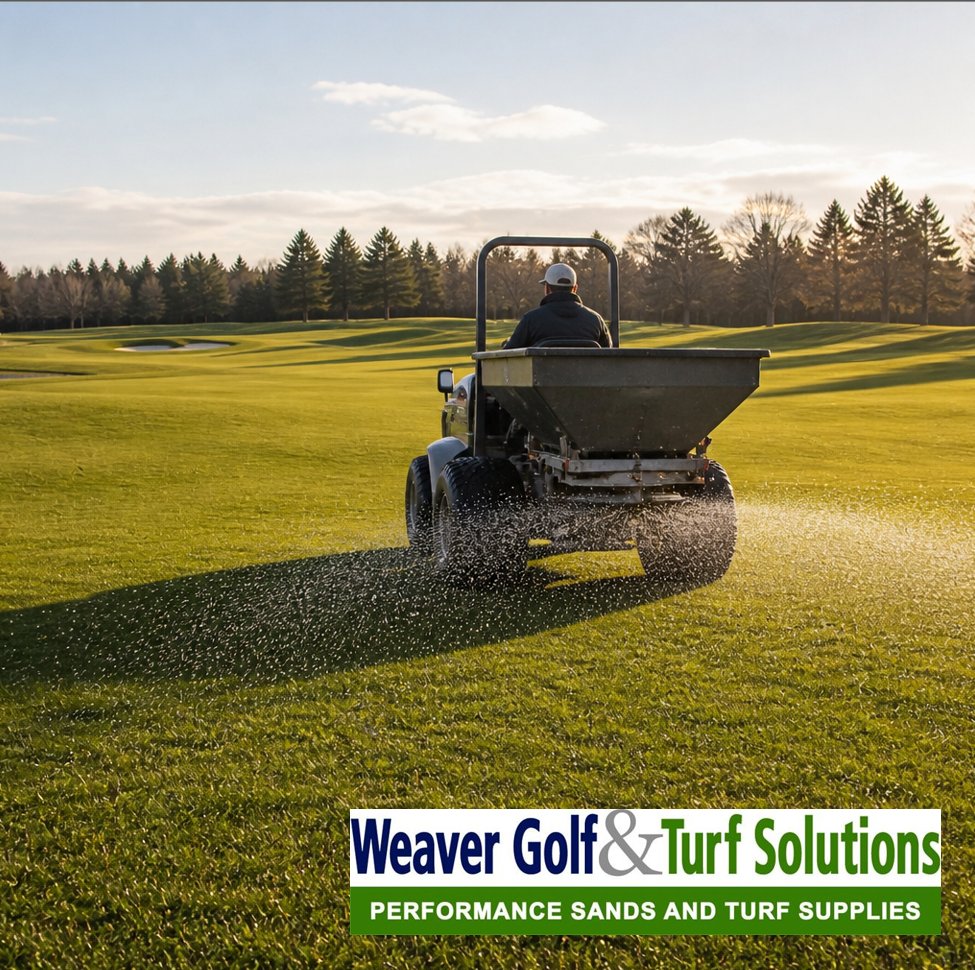Weavergolfturf's tweet photo. 🌱 Predictable nutrition. Smart applications. Stronger turf. Spring fertility is about timing, balance, and consistency — not guesswork. Feed efficiently, perform evenly, and protect long‑term turf health. 👉 https://t.co/sudZm5cueu 
#WeaverGolf #TurfHealth #SpringPrep https://t.co/WDmAeXuSUo