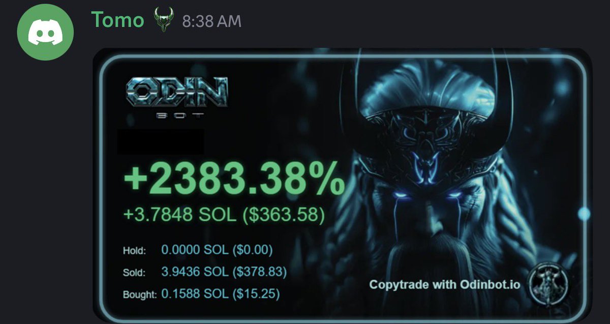 OdinBot.io - Fastest Solana Copy Trading Bot tweet media
