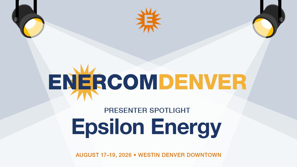 EnerComInc's tweet photo. We’re thrilled that Epsilon Energy ($EPSN)—an independent energy company engaged in the acquisition, exploration, development, gathering, and production of natural gas and oil reserves—will present at EnerCom Denver 2026.

Learn more and register at https://t.co/zVFvFkFaNR https://t.co/p2Q2qNx1Bg