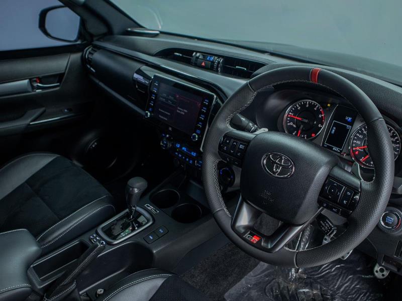 BoitumeloCaleb's tweet photo. R2 299 900
2026 Toyota Hilux 2.8GD-6 Double Cab 4x4 GR-Sport
B6 Discreet Premium Armoured  
2.8L Turbo Diesel engine 
165kW & 550Nm of torque 
Warranty available 
B6 graded ballistic glass, armoured A,B and C pillars, armoured roof, armoured firewall, armoured front fenders, run-flat steel band tyres and push-to-talk intercom system. Premium weight-saving ballistic steel and glass. 
2 year warranty on workmanship. 
3 year warranty on ballistic glass