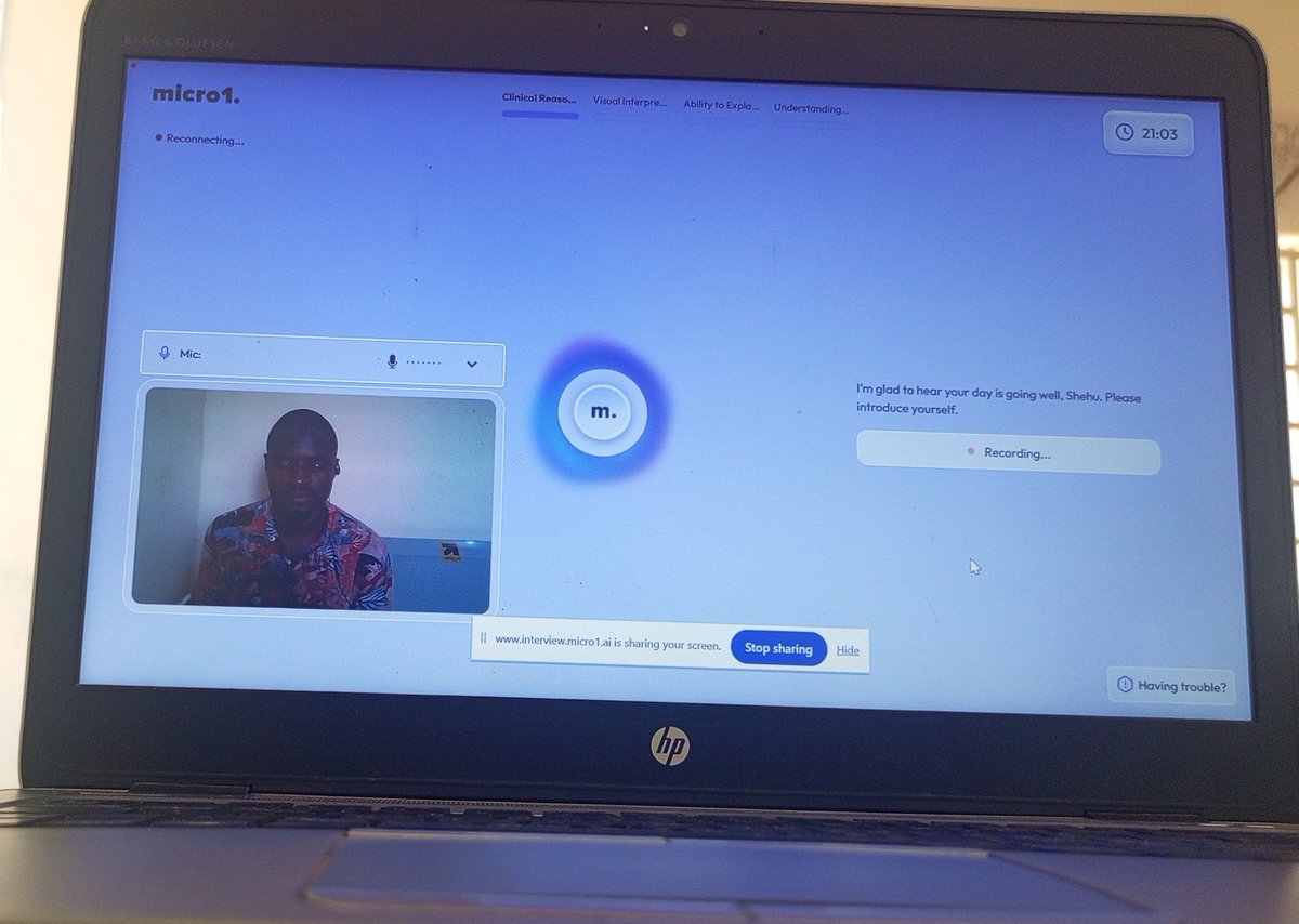 I conducted interview with AI yesterday, Omooo see questions I thought I was about to cross Iran border.

This is my first time of such experience, is how Ai interview really is?

Amma Khairan Insha Allah.